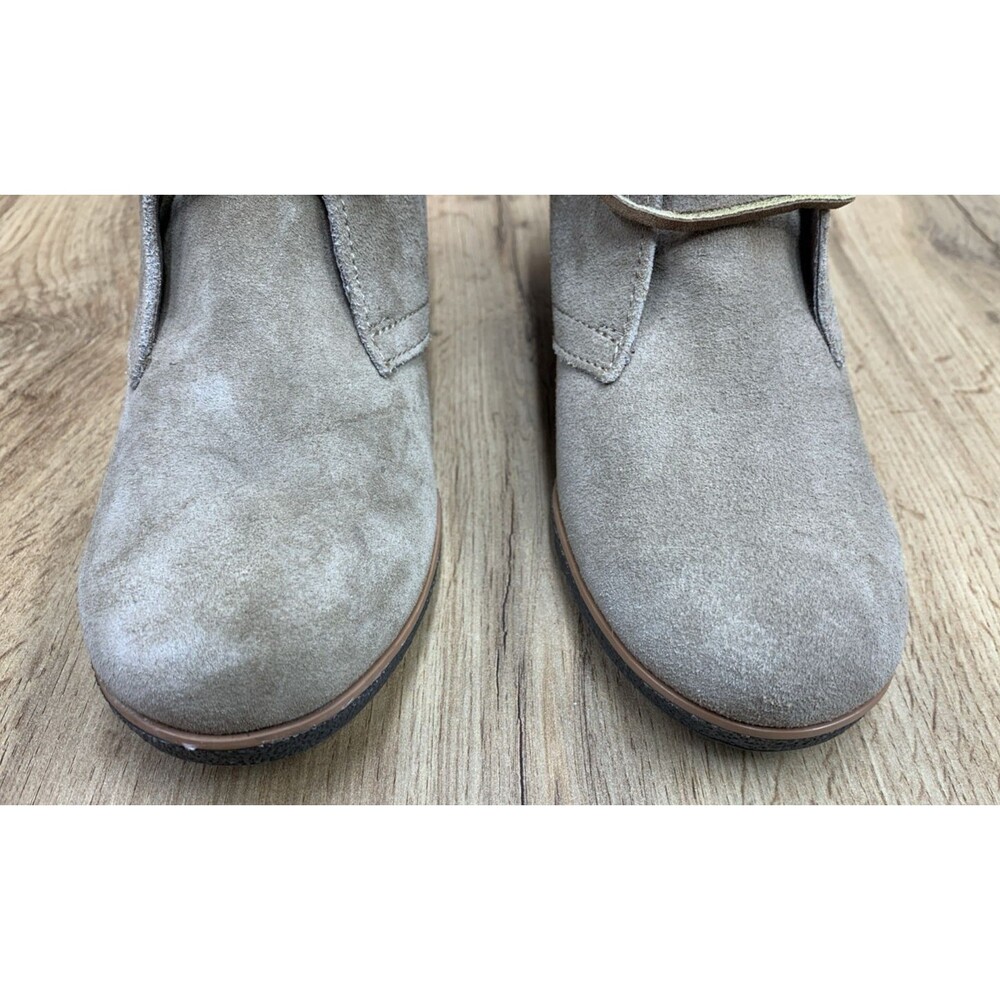 SPERRY Women's Harlow Wedge Casual Leather 3 Inch Ankle Bootie Beige Size 8 M - Picture 6 of 16